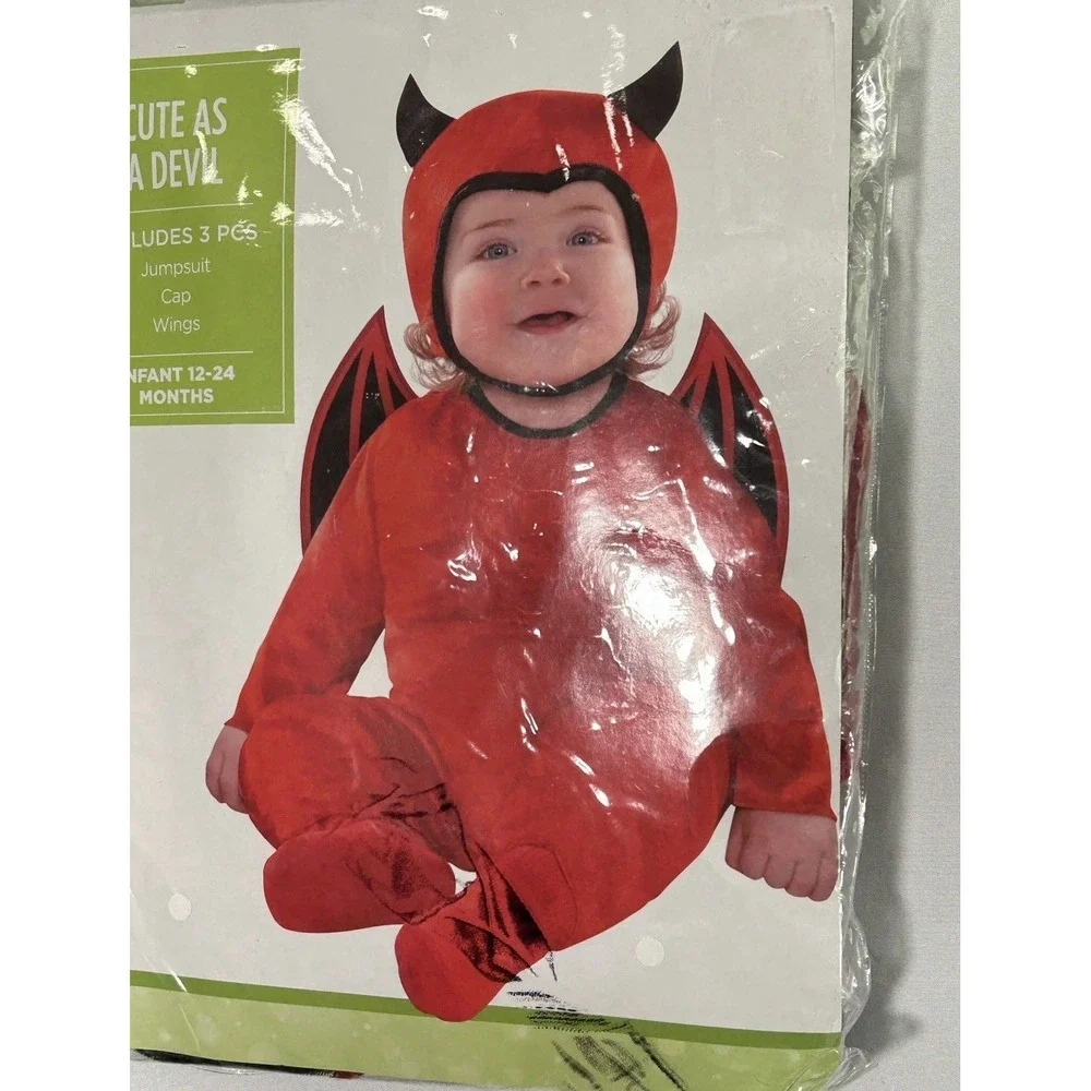 Cute as a‎ Devil Halloween Costume baby 12 month - New
